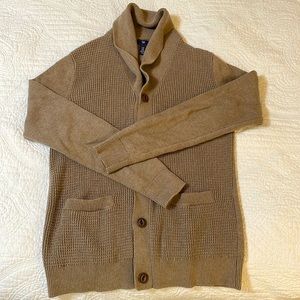 Heather Brown cotton Gap button up cardigan